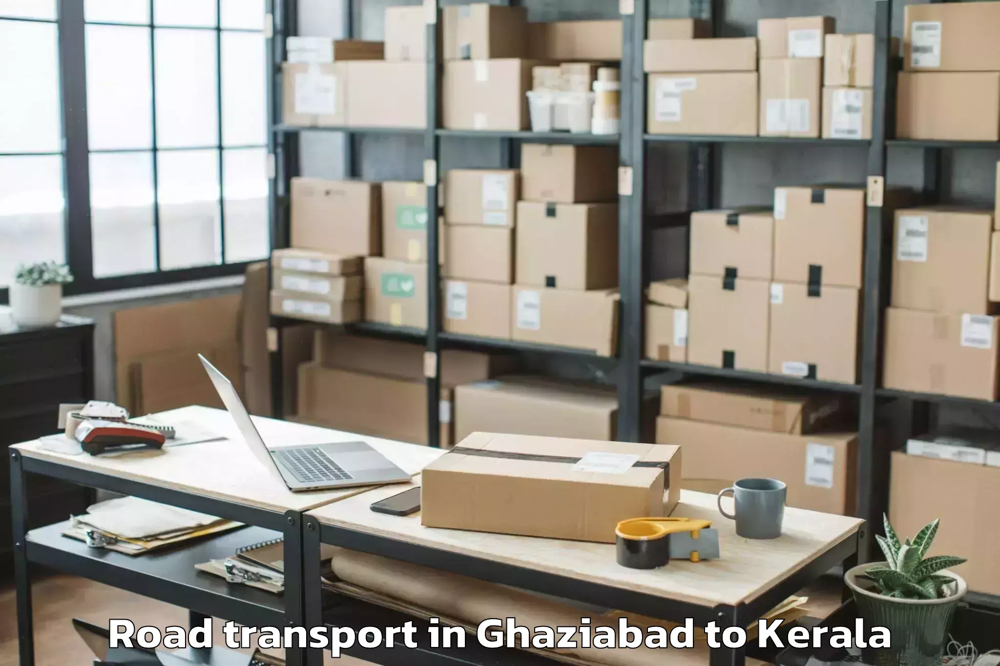 Affordable Ghaziabad to Wadakkanchery Road Transport